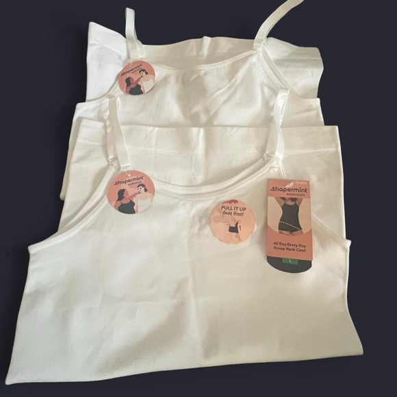 Shapermint Other - Shapermint White Shapewear Camisole 2 pack